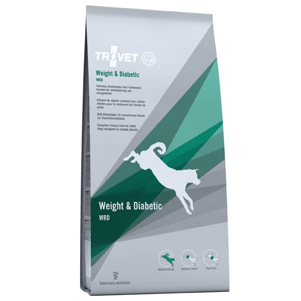 Trovet Weight & Diabetic WRD veterinārā suņu barība diabētam 12.5 kg